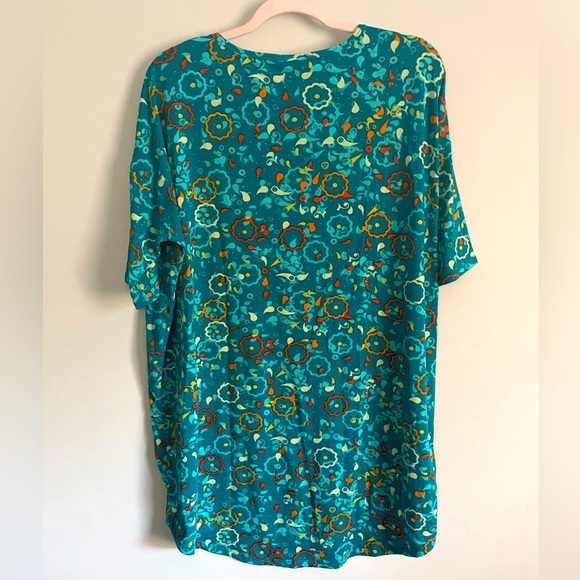 Paisley Floral Lularoe Irma Tunic - Picture 5 of 6